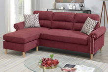 Load image into Gallery viewer, Reversible Sectional Set W/ 2 Accent Pillows
