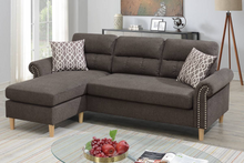 Load image into Gallery viewer, Reversible Sectional Set W/ 2 Accent Pillows