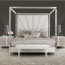 Load image into Gallery viewer, Modern Luxury Bed with 2 nightstands