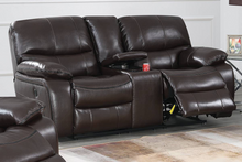 Load image into Gallery viewer, Brown Electric sofa &loveseat