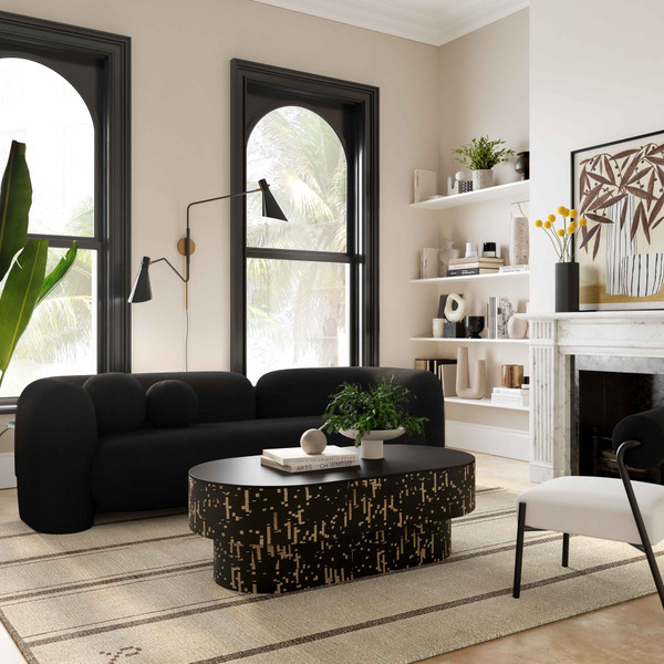 Modern Black Sofa