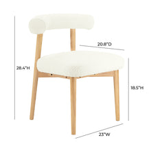 Load image into Gallery viewer, Cream Boucle Side Chair
