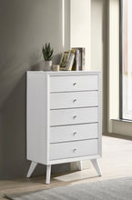 Load image into Gallery viewer, 5 Piece  Bedroom Set White
