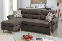 Load image into Gallery viewer, Reversible Sectional Set W/ 2 Accent Pillows
