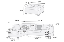 Load image into Gallery viewer, Reversible Sectional
