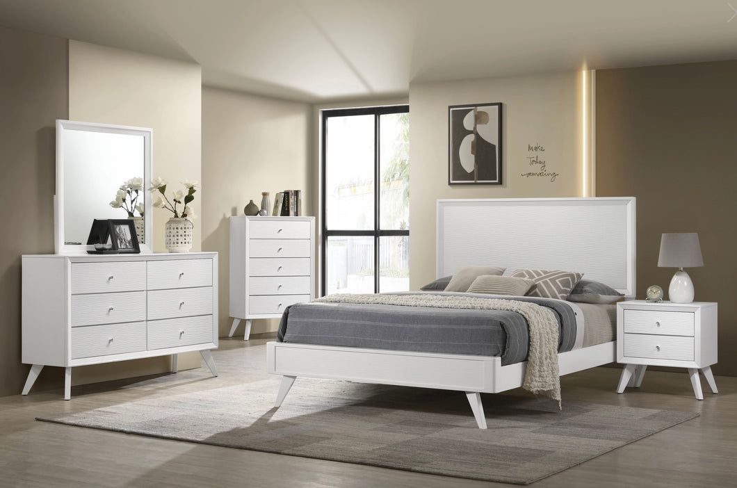 5 Piece  Bedroom Set White