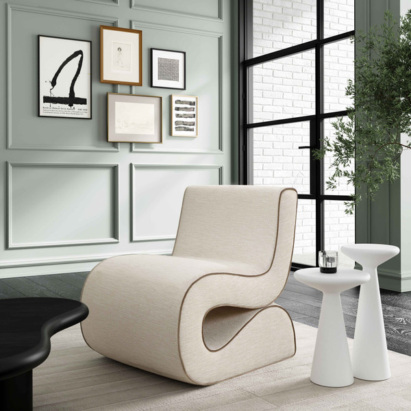 Cream Accent Chair