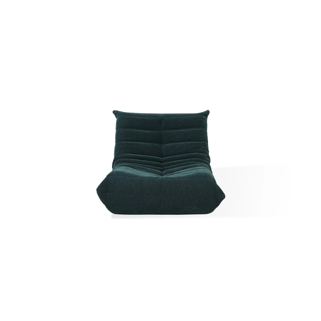 Flex Upholstered Lounge Chair in Emerald Chenille