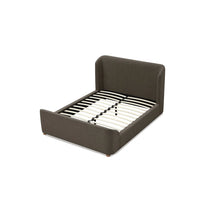 Load image into Gallery viewer, Calking Kiki Upholstered Platform Bed in Pumpernickel Boucle
